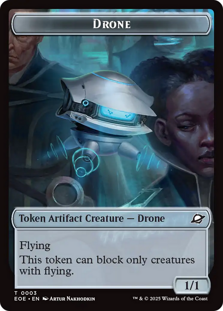 Robot // Drone Double-Sided Token [Edge of Eternities Tokens]