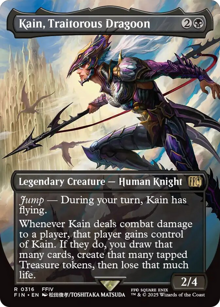 Kain, Traitorous Dragoon (Borderless) [FINAL FANTASY]