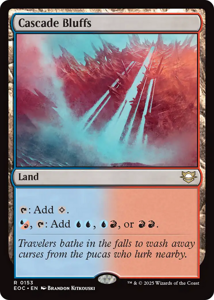 Cascade Bluffs [Edge of Eternities Commander]