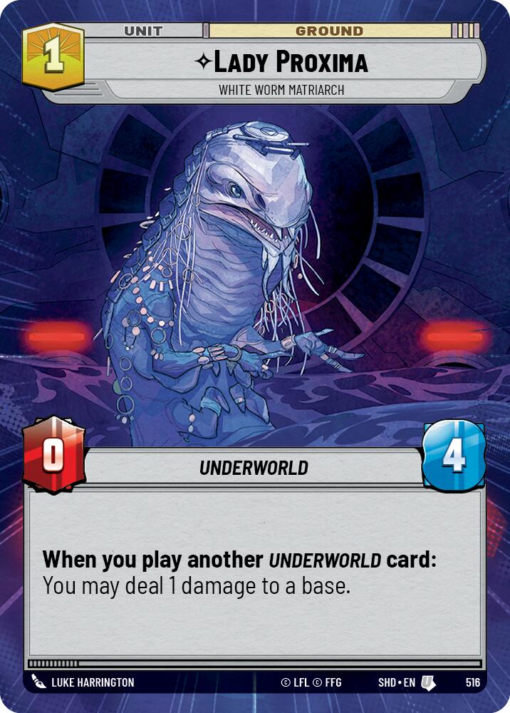 Lady Proxima - White Worm Matriarch (516) (Hyperspace) (516) [Shadows of the Galaxy]