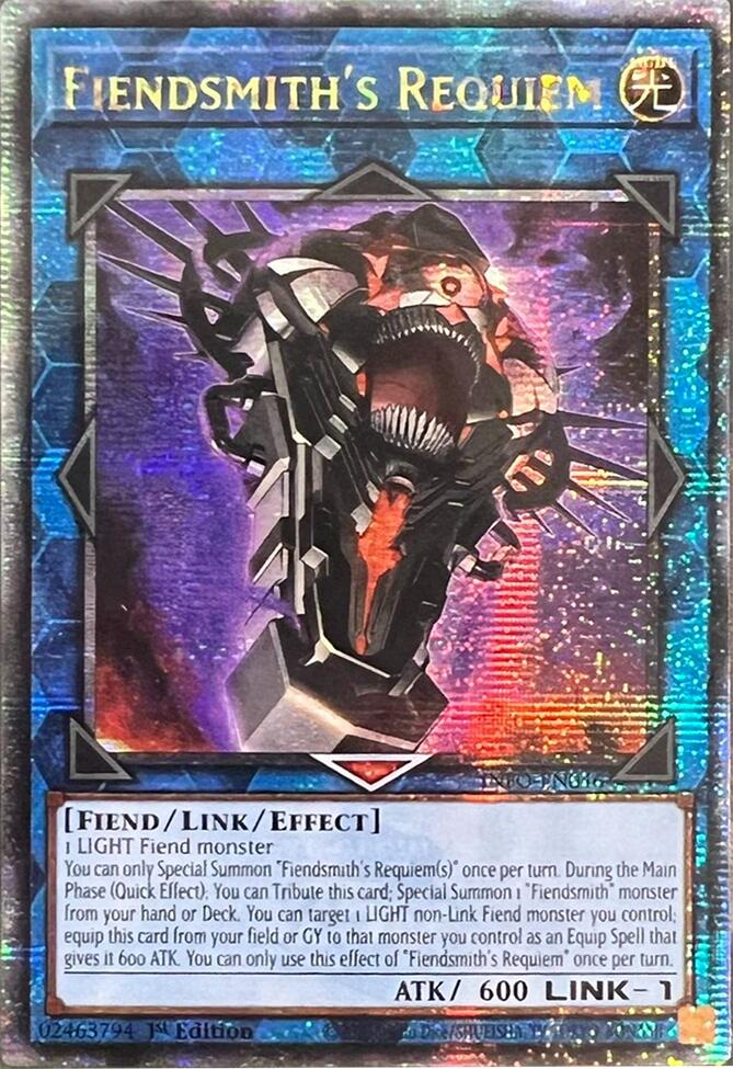 Fiendsmith's Requiem (Quarter Century Secret Rare) [INFO-EN046] Quarte