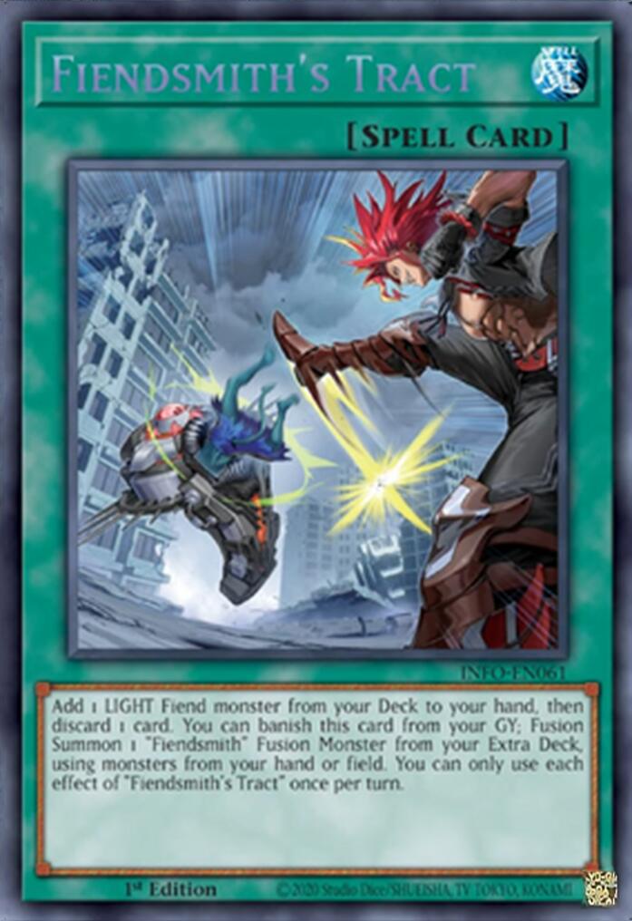 yugioh cards that discard from your deck Fiendsmith's Tract [INFO-EN061] Secret Rare