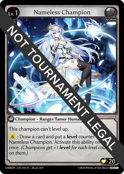 Nameless Champion (Ranger/Tamer) (001) [Mortal Ambition Draft Pack]