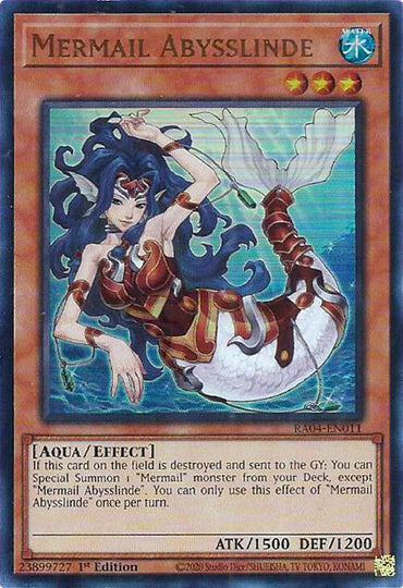 Mermail Abysslinde [RA04-EN011] Ultra Rare
