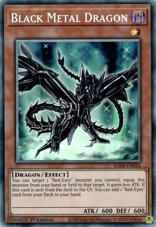 Black Metal Dragon [RA04-EN016] Prismatic Collector's Rare