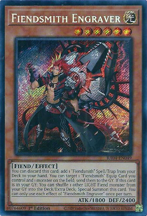 Fiendsmith Engraver [RA04-EN049] Secret Rare