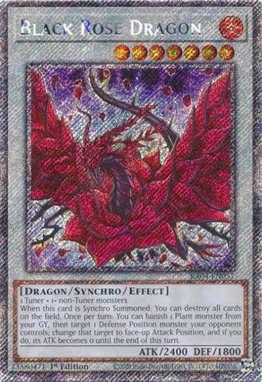 Black Rose Dragon [RA04-EN057] Platinum Secret Rare
