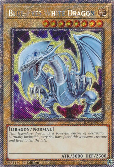 Blue-Eyes White Dragon (7th Art) [RA04-EN108] Platinum Secret Rare