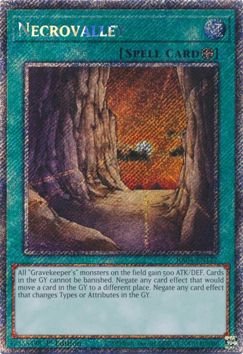 Necrovalley [RA04-EN122] Platinum Secret Rare