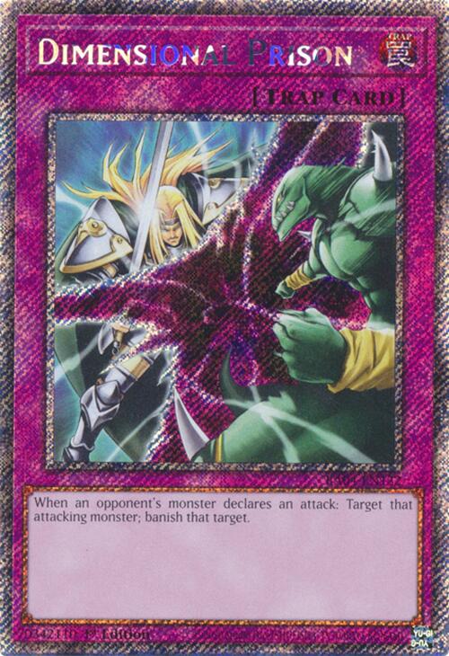 Dimensional Prison [RA04-EN132] Platinum Secret Rare