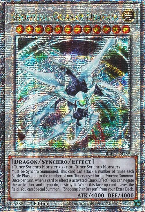 Shooting Quasar Dragon [RA04-EN158] Quarter Century Secret Rare