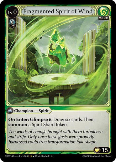 Fragmented Spirit of Wind (3) [Mercurial Heart Alter Edition]
