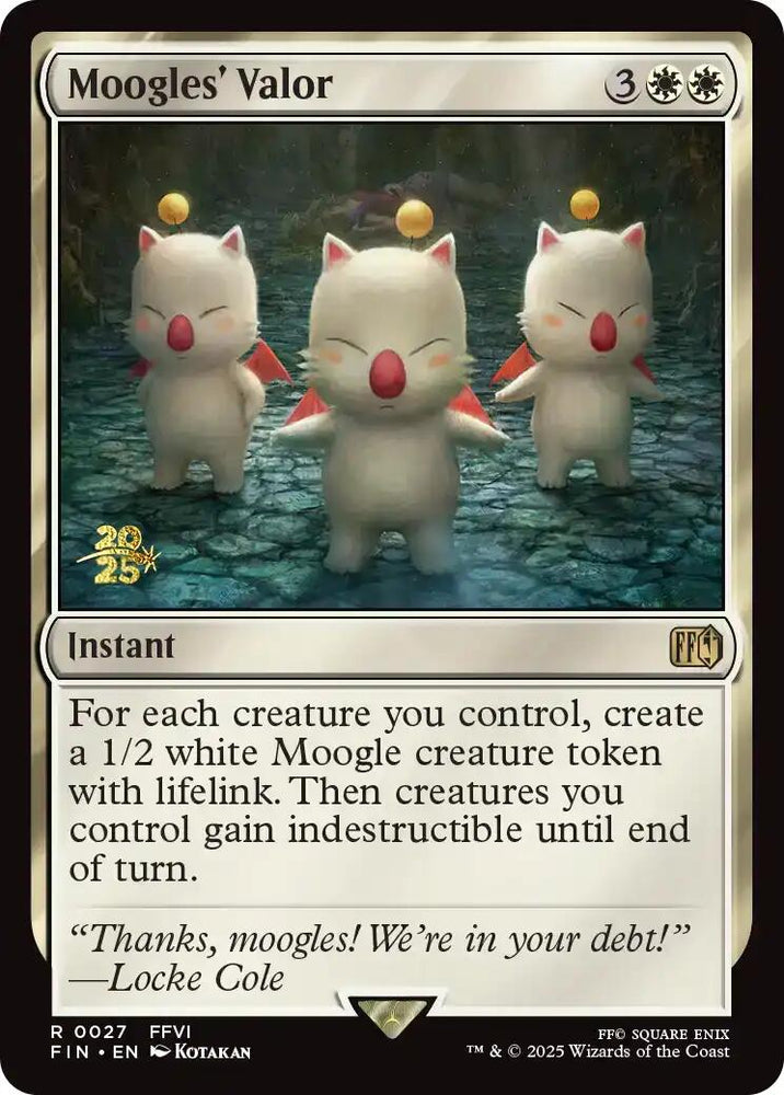 Moogles' Valor [FINAL FANTASY Prerelease Promo]