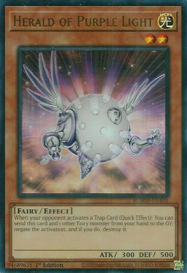 Herald of Purple Light [BLMM-EN101] Ultra Rare