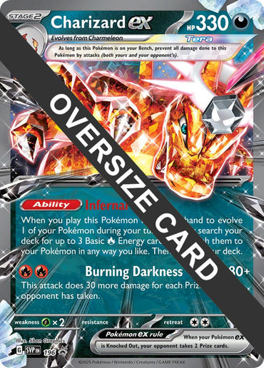 Charizard EX (196) (Jumbo Card) [Scarlet & Violet: Black Star Promos]