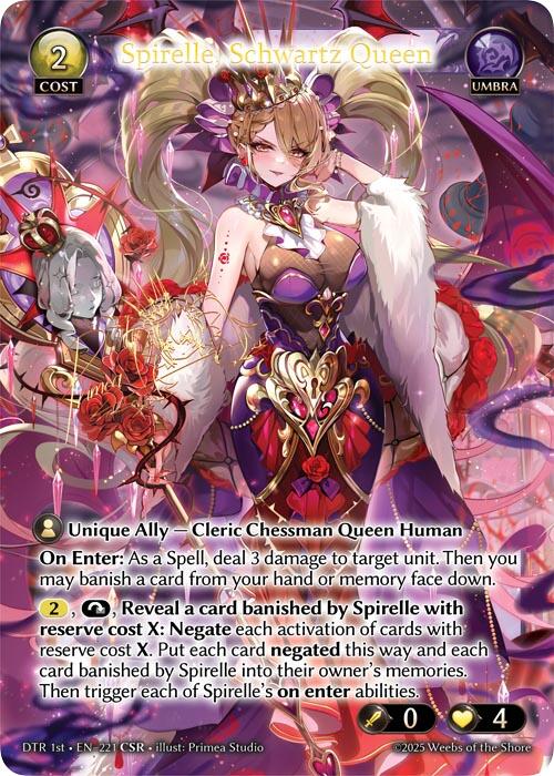 Spirelle, Schwartz Queen (CSR) (221) [Distorted Reflections]