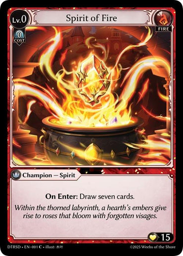Spirit of Fire (1) [Distorted Reflections Starter Decks]