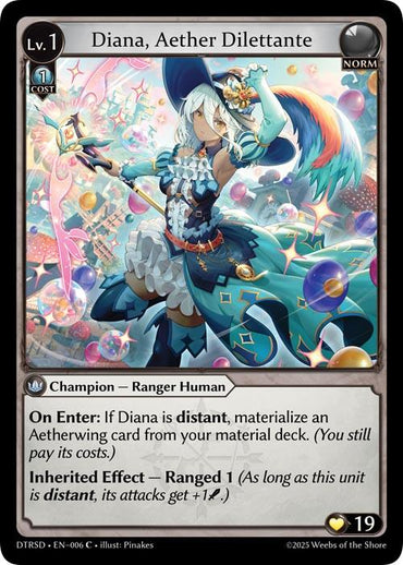 Diana, Aether Dilettante (6) [Distorted Reflections Starter Decks]