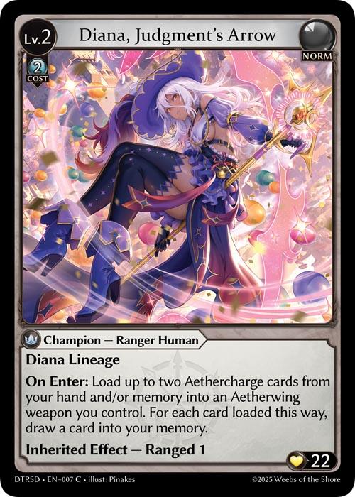Diana, Judgment's Arrow (7) [Distorted Reflections Starter Decks]