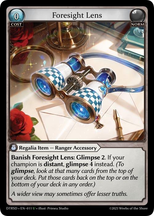 Foresight Lens (11) [Distorted Reflections Starter Decks]