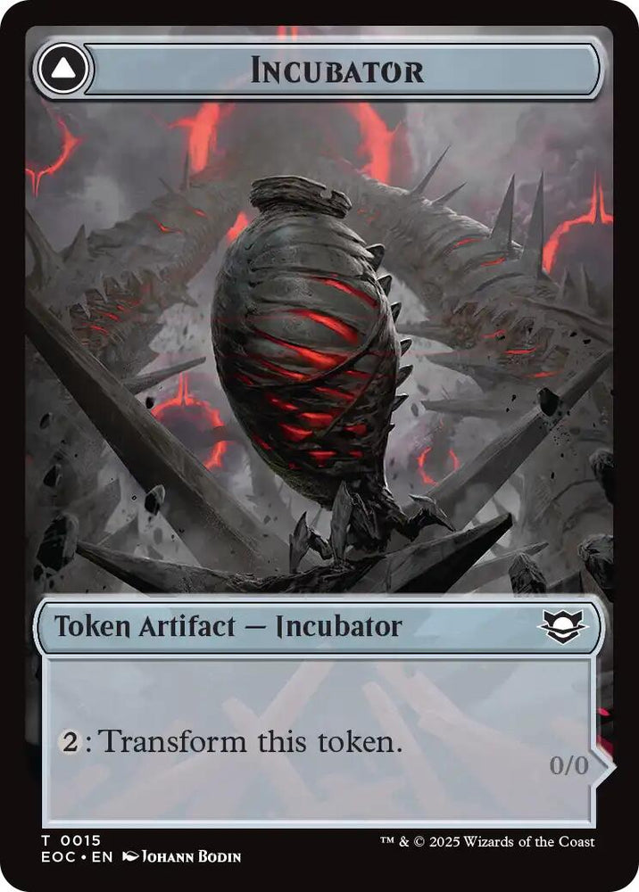 Incubator // Phyrexian Double-Sided Token [Edge of Eternities Commander Tokens]