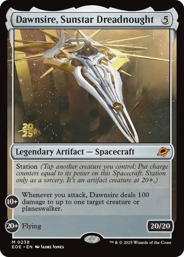 Dawnsire, Sunstar Dreadnought [Edge of Eternities Prerelease Promos]