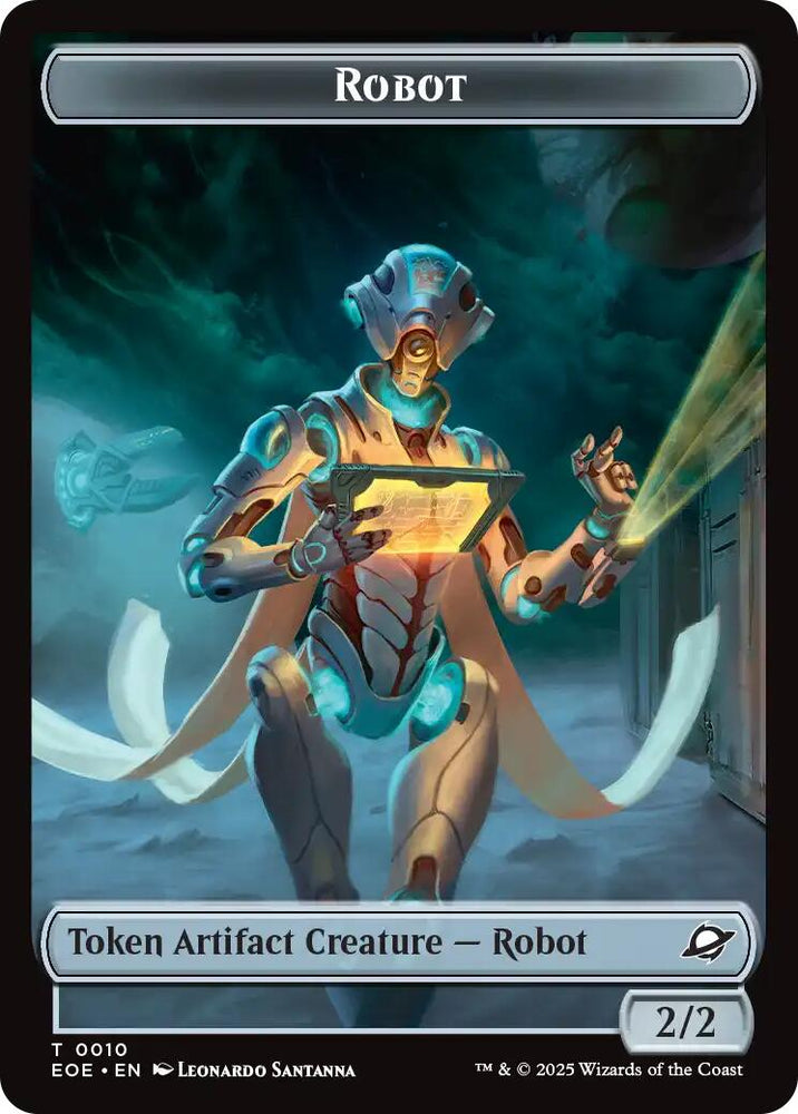 Robot // Lander (0006) Double-Sided Token [Edge of Eternities Tokens]