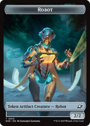Robot // Lander (0007) Double-Sided Token [Edge of Eternities Tokens]