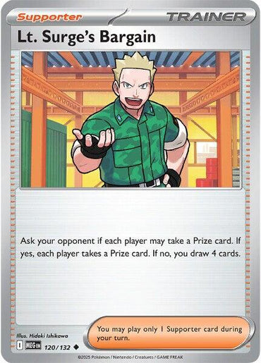 Lt. Surge's Bargain (120/132) [Mega Evolution: Base Set]