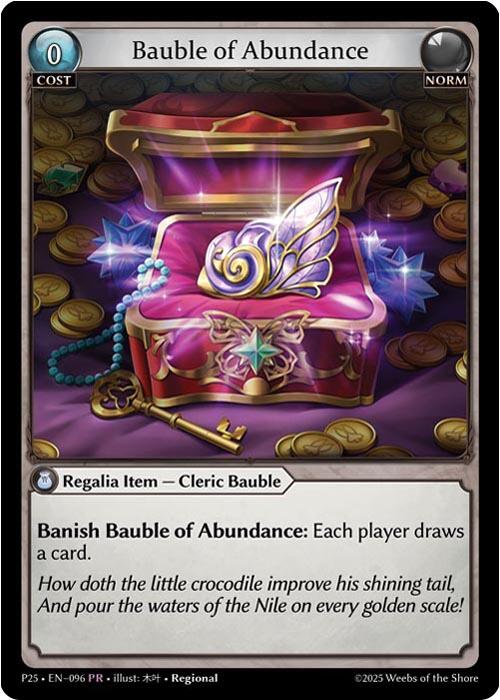 Bauble of Abundance (096) [Promotional Cards]