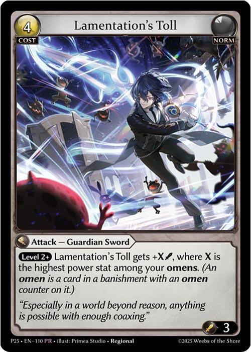 Lamentation's Toll (110) [Promotional Cards]