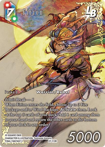 Firion LB (Full Art) [Journey of Discovery]