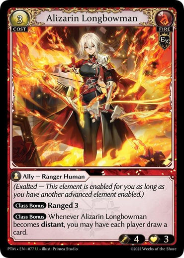 Alizarin Longbowman (Curio Foil) (077) [Phantom Monarchs]