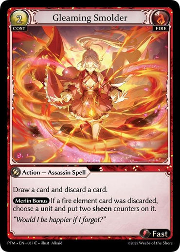 Gleaming Smolder (Curio Foil) (087) [Phantom Monarchs]