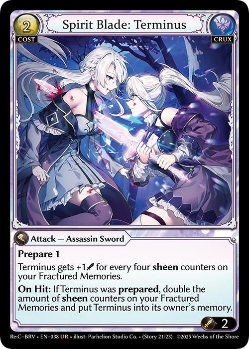 Spirit Blade: Terminus (CSR) (038) [Merlin Re: Collection, Brilliant Vestige]