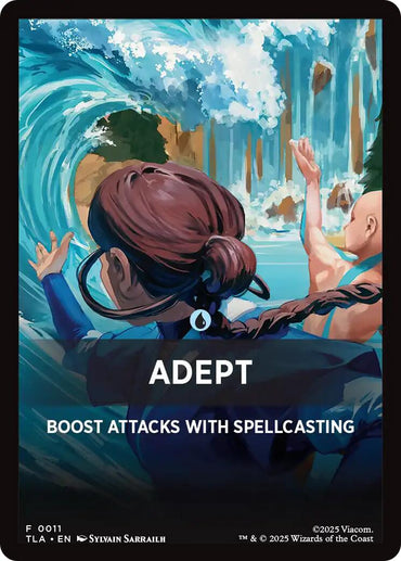 Adept Theme Card [Avatar: The Last Airbender Tokens]