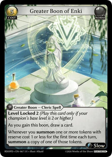 Greater Boon of Enki (067) [Radiant Origins: Pantheon]
