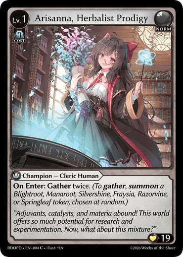 Arisanna, Herbalist Prodigy (004) [Radiant Origins: Pantheon]