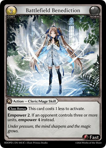Battlefield Benediction (045) [Radiant Origins: Pantheon]