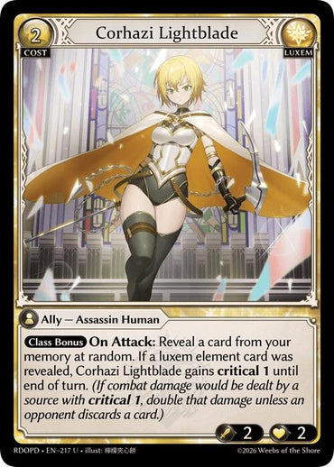 Corhazi Lightblade (217) [Radiant Origins: Pantheon]