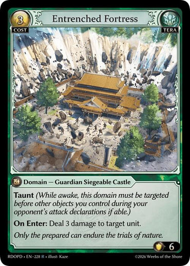 Entrenched Fortress (228) [Radiant Origins: Pantheon]