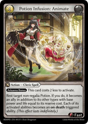 Potion Infusion: Animate (093) [Radiant Origins: Pantheon]