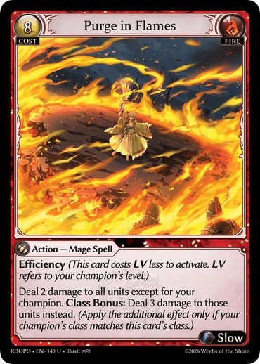 Purge in Flames (140) [Radiant Origins: Pantheon]