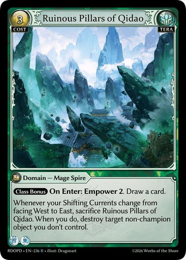 Ruinous Pillars of Qidao (236) [Radiant Origins: Pantheon]