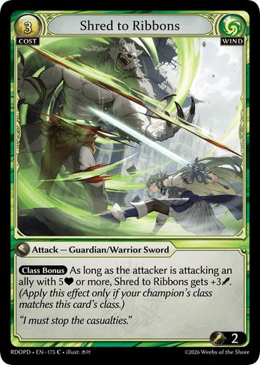 Shred to Ribbons (175) [Radiant Origins: Pantheon]