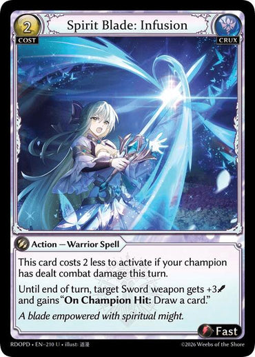 Spirit Blade: Infusion (210) [Radiant Origins: Pantheon]
