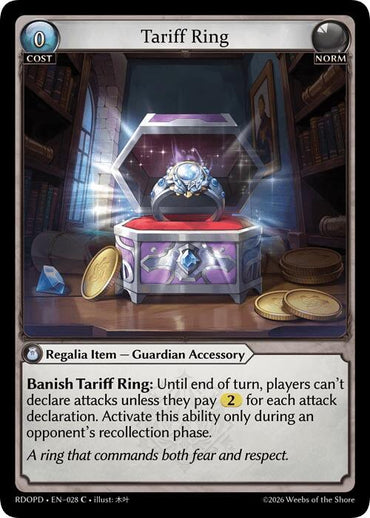 Tariff Ring (028) [Radiant Origins: Pantheon]