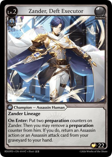 Zander, Deft Executor (014) [Radiant Origins: Pantheon]