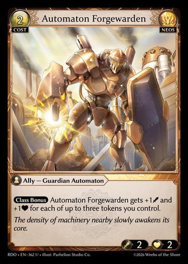 Automaton Forgewarden (362) [Radiant Origins]
