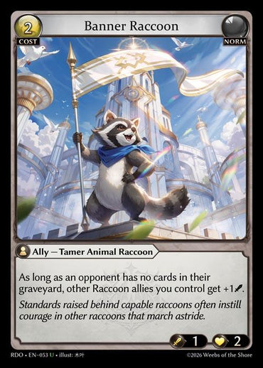 Banner Raccoon (53) [Radiant Origins]